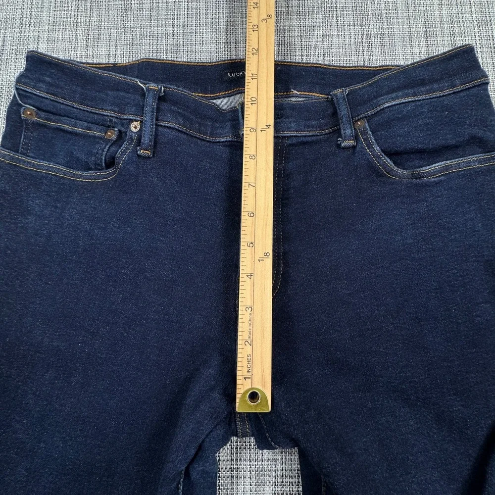 Lucky Brand Men's 110 Slim Jeans 36x30 Dark Wash Blue Advanced Stretch Denim